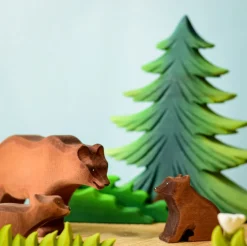 Brown Bears Family Set (Set of 3)