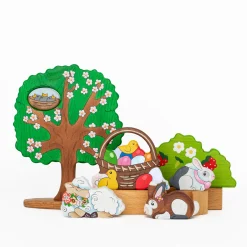 Easter Bunny (Brown) | Wooden Easter Toy