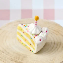 Felt Confetti Cake Slice | Play Food