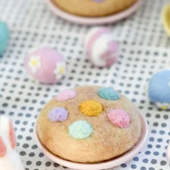 Felt M&M Pastel Cookie | Play Food