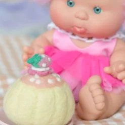 Felt Pink Strawberry Bundt Cake | Play Food