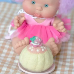 Felt Pink Strawberry Bundt Cake | Play Food