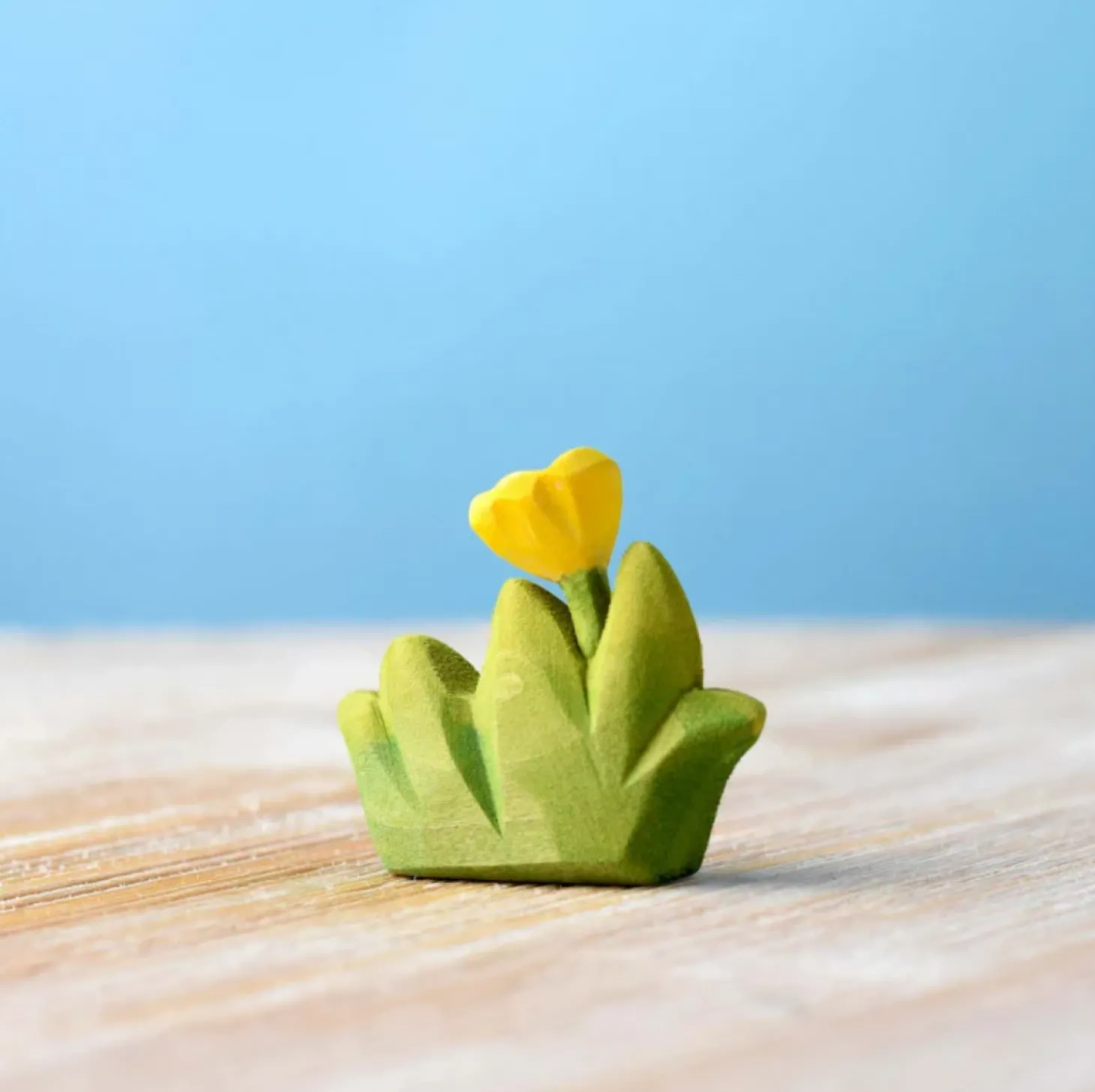 Grass with Yellow Flower (Small) | Wooden Toy
