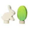 Grimm's Celebration Ring Deco (Easter Set Batik Green - 2pcs)