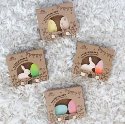 Grimm's Celebration Ring Deco (Easter Egg Floral Duo - 2pcs)