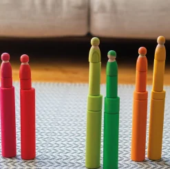 Grimm's Large Building Rollers (Rainbow)