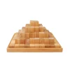 Grimm's Large Natural Stepped Pyramid Building Set