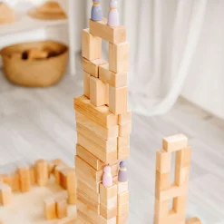 Grimm's Large Natural Stepped Pyramid Building Set