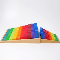 Grimm's Large Stepped Counting Block Set (4cm thick)