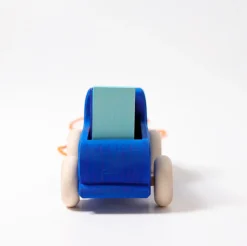 Grimm's Pull Along Truck with Rainbow Building Blocks