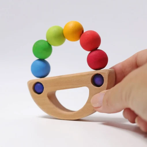 Grimm's Rainbow Boat Grasping Toy