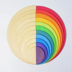 Grimm's Rainbow Semi-Circles (11 Pcs)