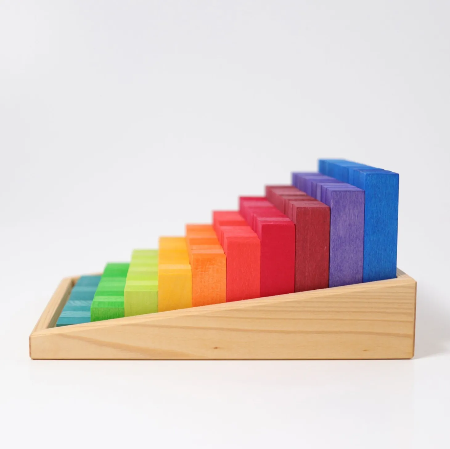 Grimm's Small Stepped Counting Block Set (2cm thick)