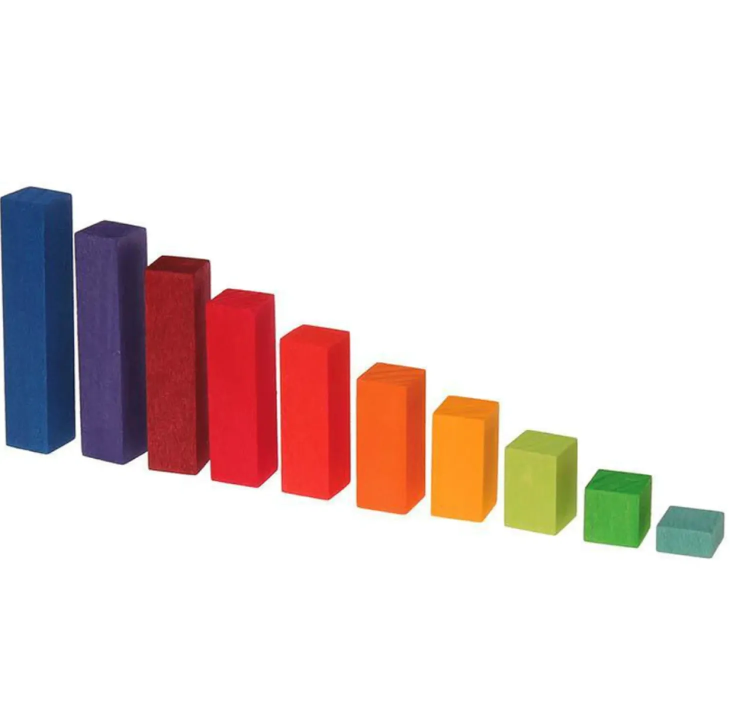 Grimm's Small Stepped Counting Block Set (2cm thick)