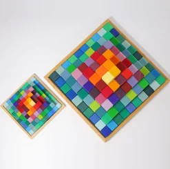 Grimm's Small Stepped Pyramid Building Set