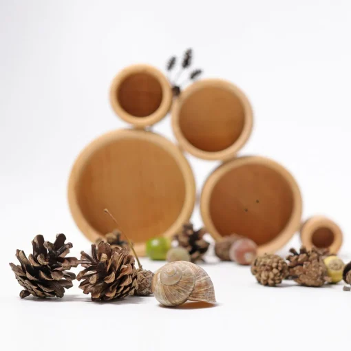 Grimm's Stacking Bowls - Natural
