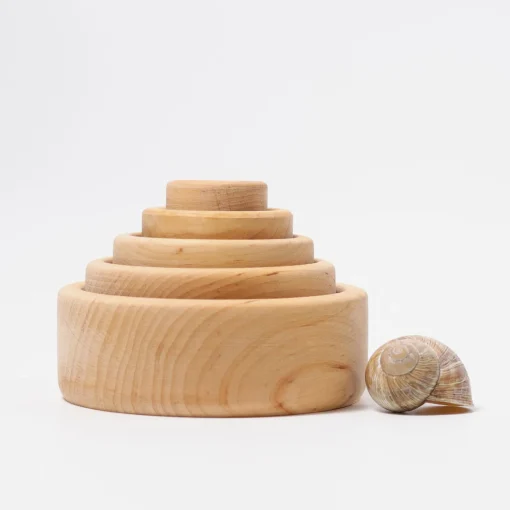 Grimm's Stacking Bowls - Natural