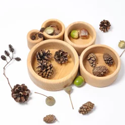 Grimm's Stacking Bowls - Natural