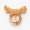 Handmade Moose Rattle & Teething Toy
