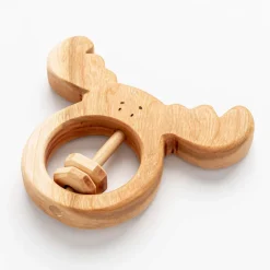 Handmade Moose Rattle & Teething Toy