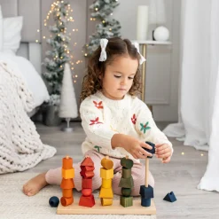 Handmade Stacking Toy (Colour)