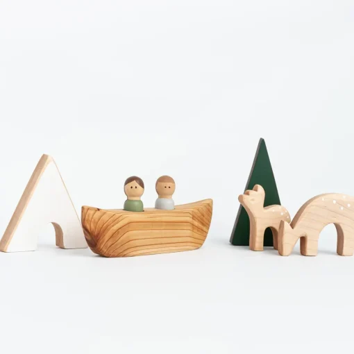 Handmade Wooden Camping Set