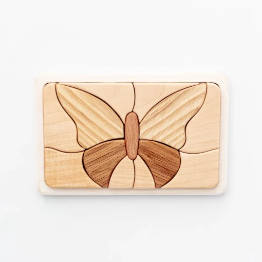 Handmade Wooden Mosaic Puzzle (Butterfly)