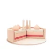 Handmade Wooden Toy Cake (Pink)