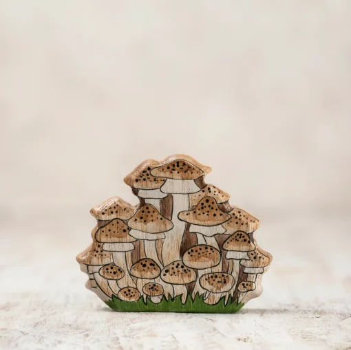 Honey Fungus Mushrooms | Wooden Toy Figurine