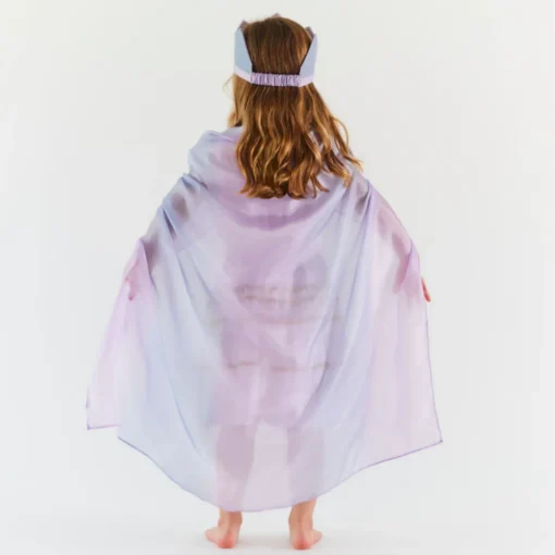 Limited Edition Silk Cape (Flower Power Lavender)