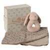 Maileg Bunny Rattle Set (Powder)