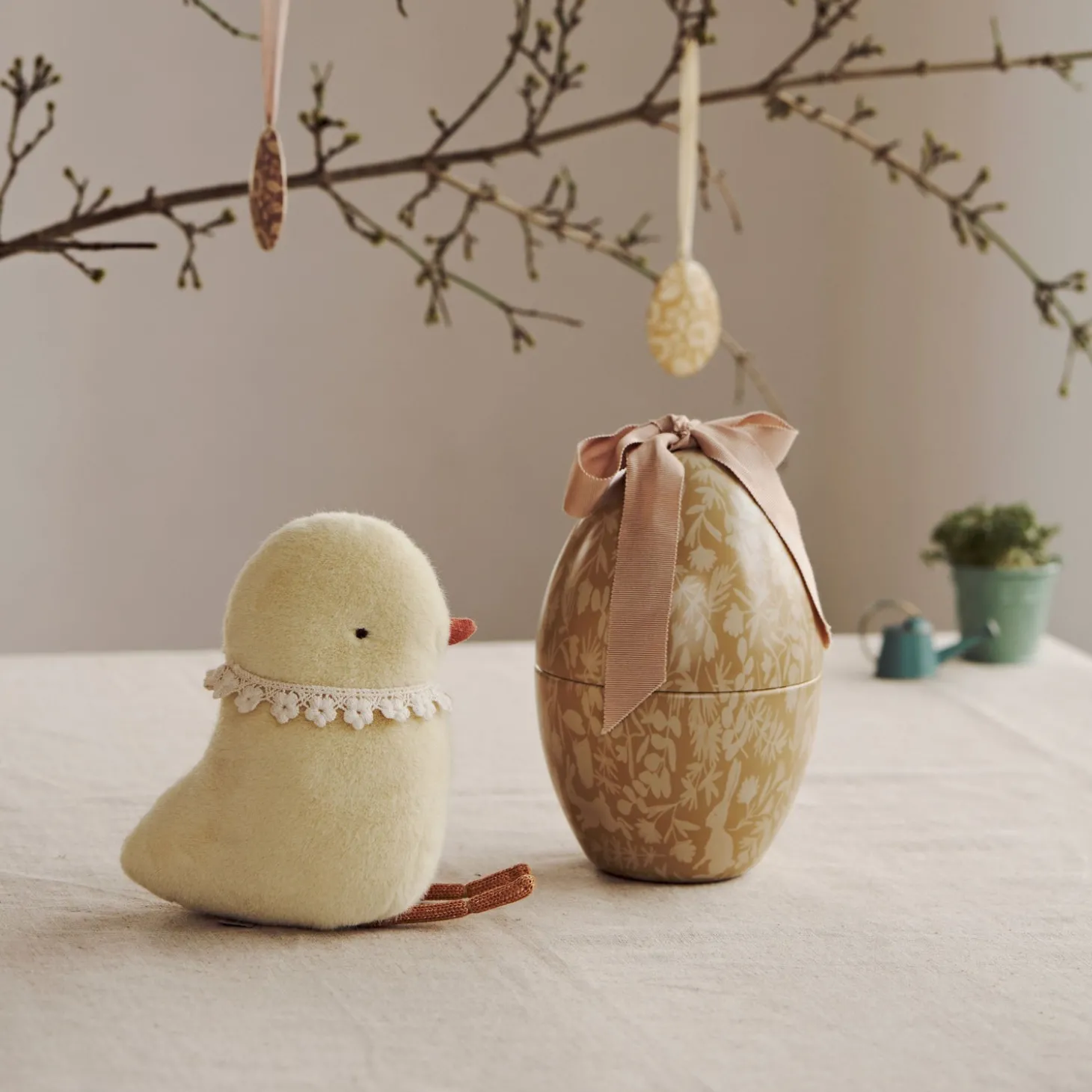 Maileg Easter Egg with Plush Chicken