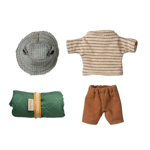 Maileg Hiker Mouse 2025 - Thin Stripes (Big Brother)
