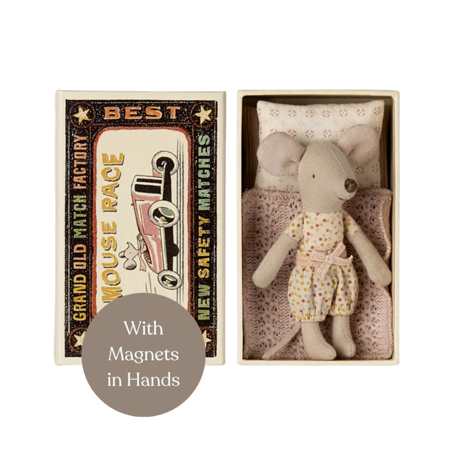 Maileg Mouse in Matchbox - Pajamas 2024 (Little Sister)