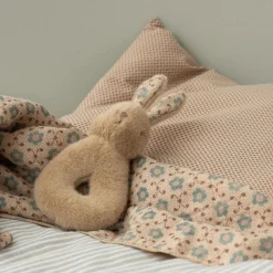 Maileg Rabbit Rattle Set (Cream Peach)