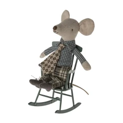 Maileg Rocking Chair - Dark Green (Mouse)