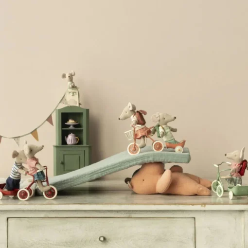 Maileg Tricycle Hanger - Coral (Mouse)