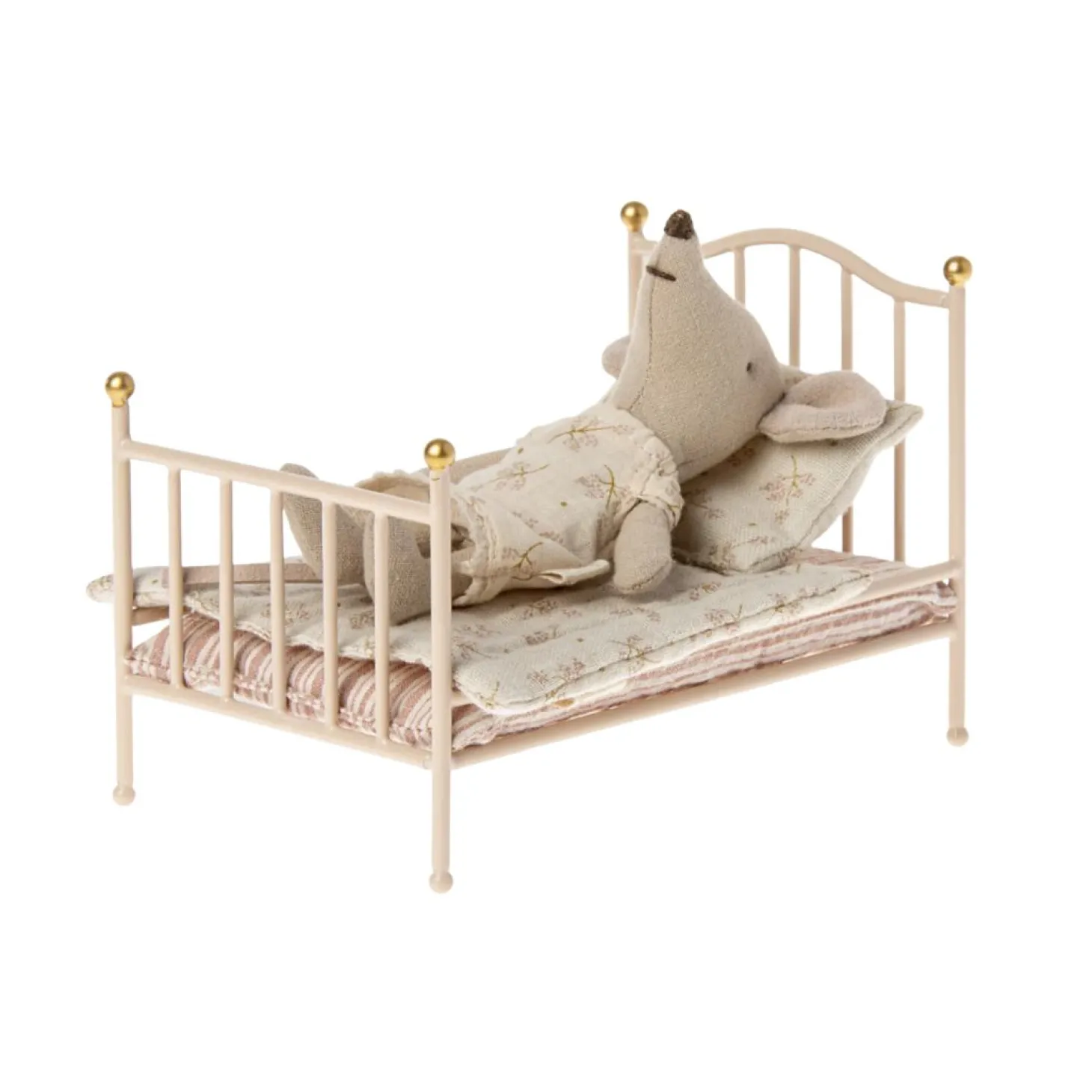 Maileg Vintage Bed - Rose (Mouse)
