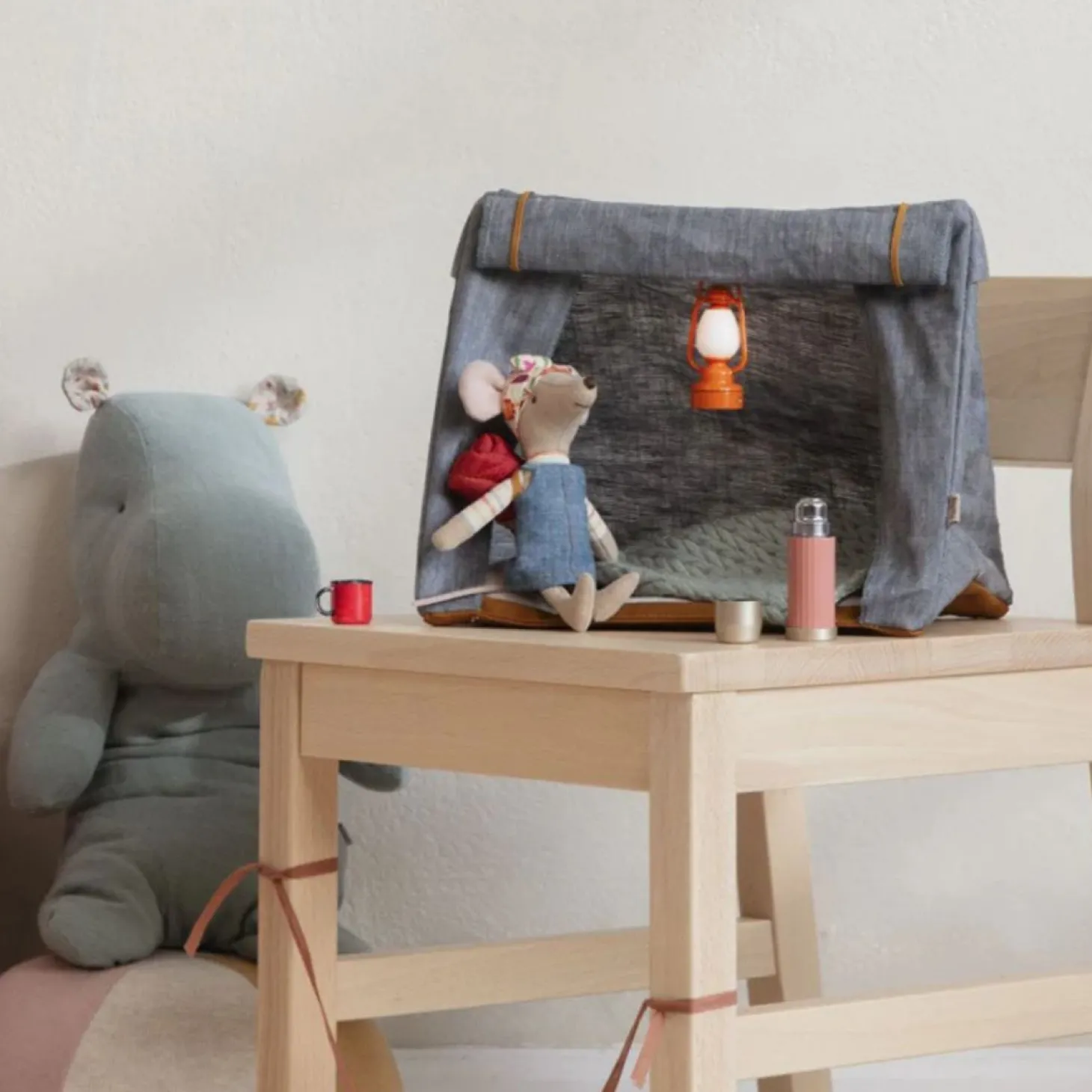 Maileg Vintage Orange Lantern (Mouse)