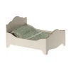 Maileg Wooden Double Bed - White (Mouse)
