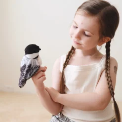 Mini Chickadee Finger Puppet