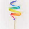 Mini Silk & Wood Streamer (Rainbow)