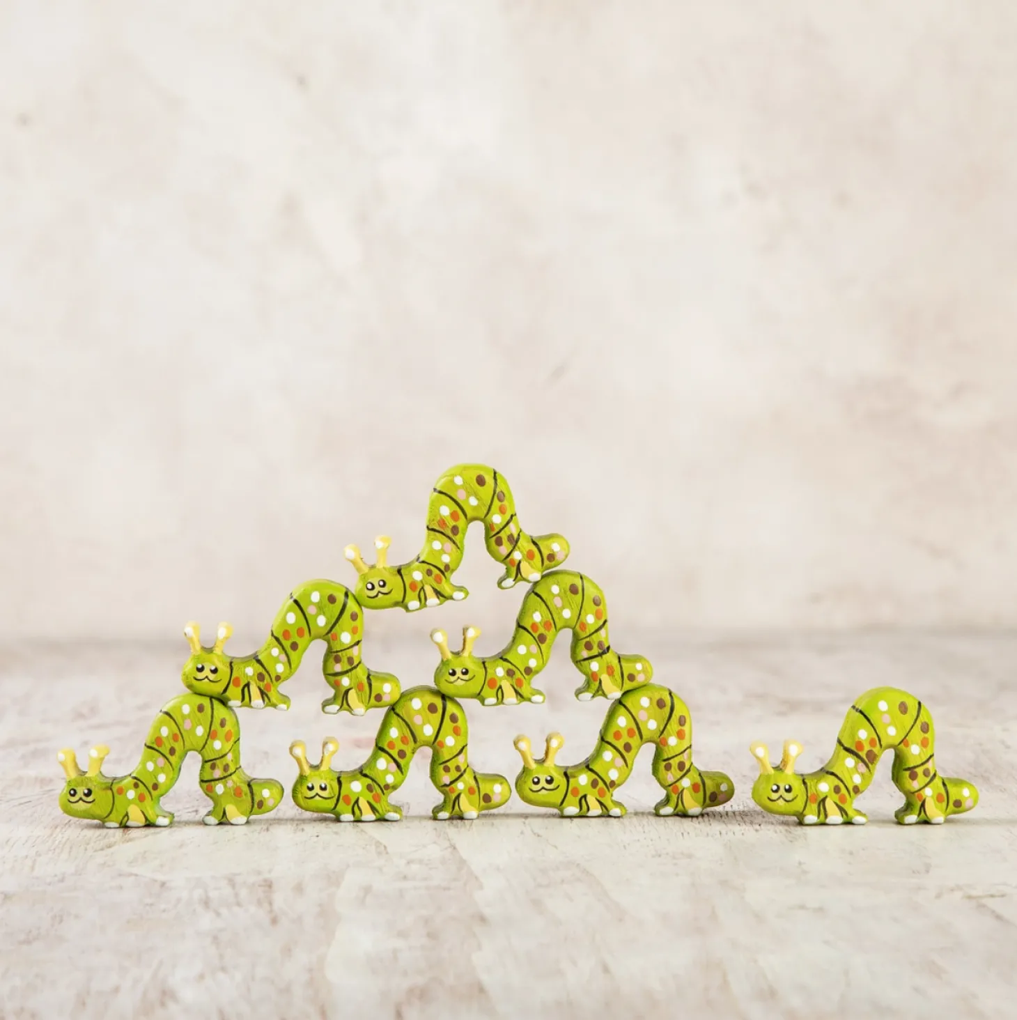 Miniature Caterpillar | Wooden Toy Insect