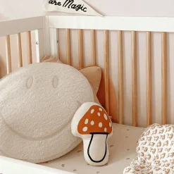 Natural Canvas Mushroom Pillow