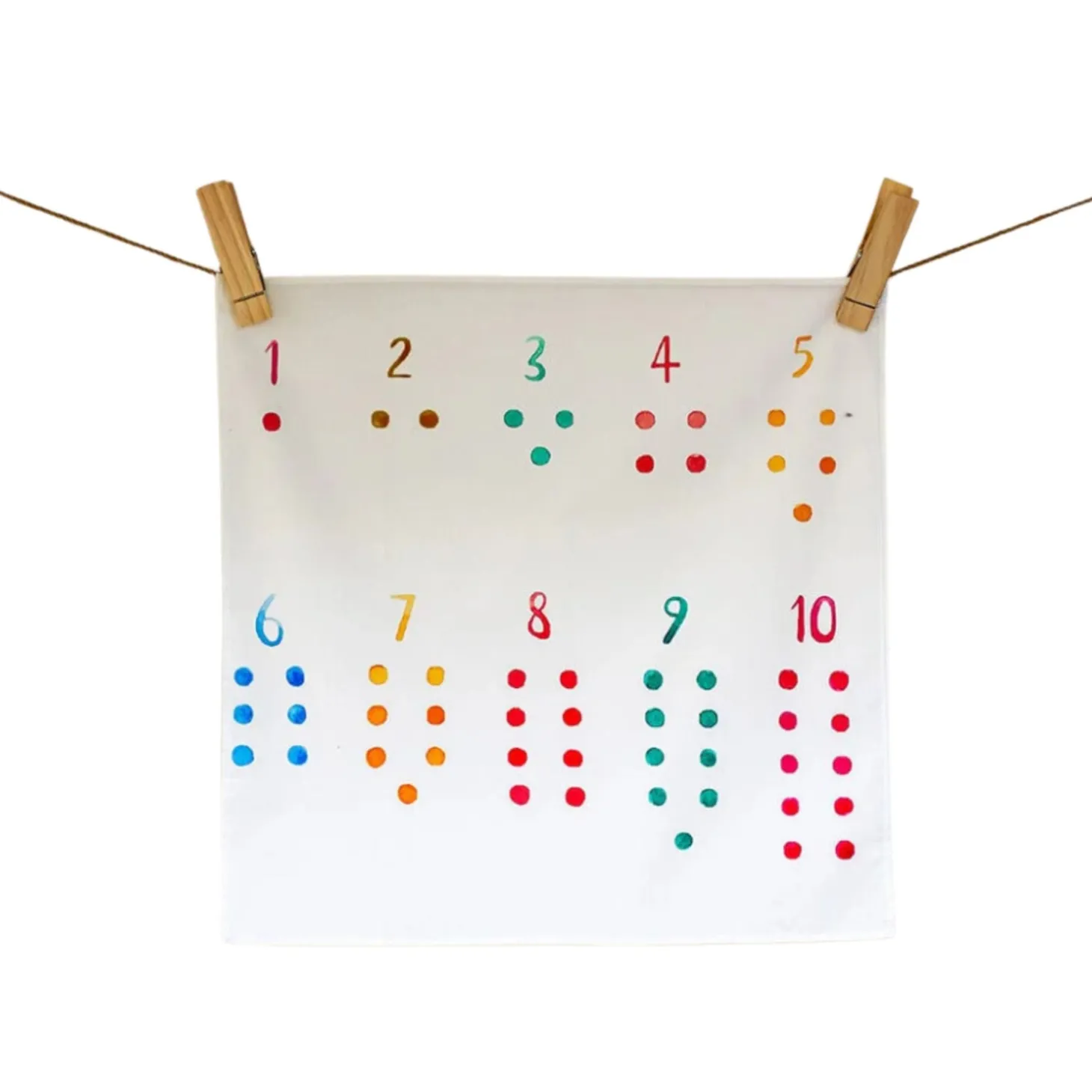 Numbers Vegan Play Cloth