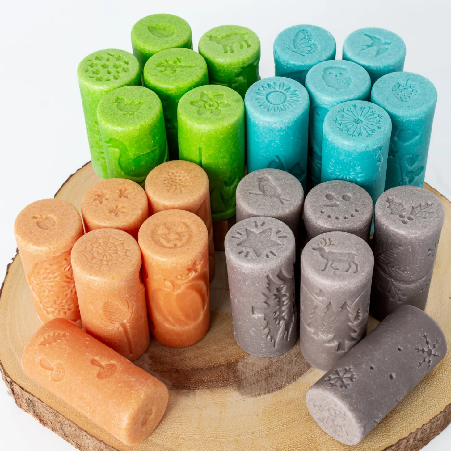 Play Dough Rollers & Stamp Set (Four Seasons)