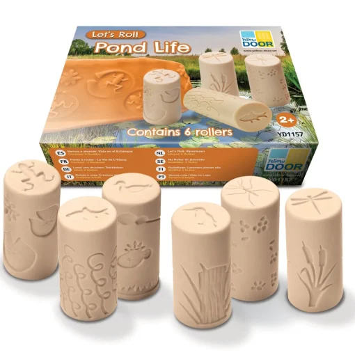 Play Dough Rollers & Stamp Set (Pond Life)