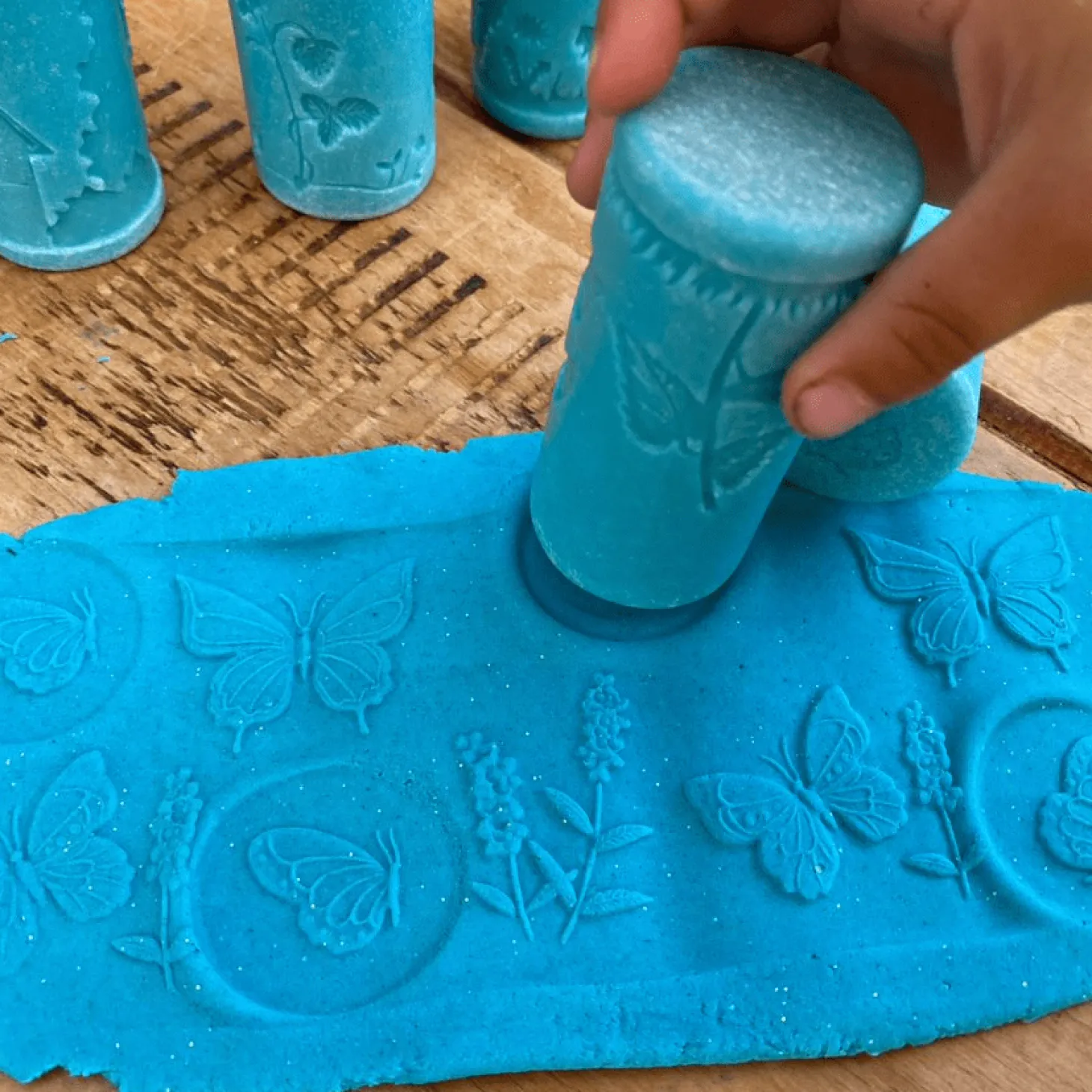 Play Dough Rollers & Stamp Set (Four Seasons)