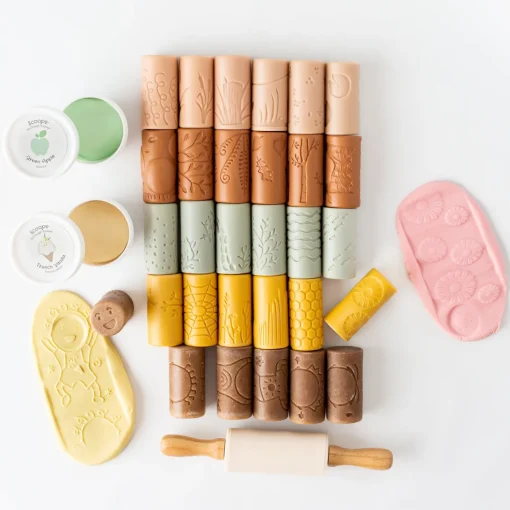 Play Dough Rollers & Stamp Set (Pond Life)