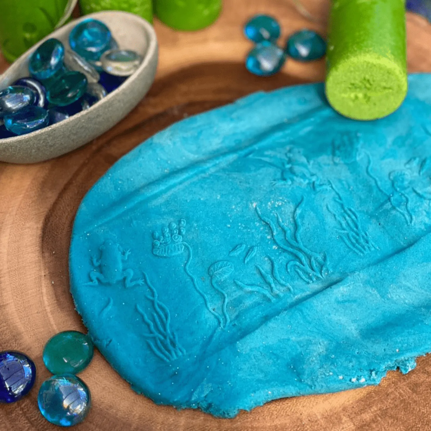 Play Dough Rollers & Stamp Set (Four Seasons)